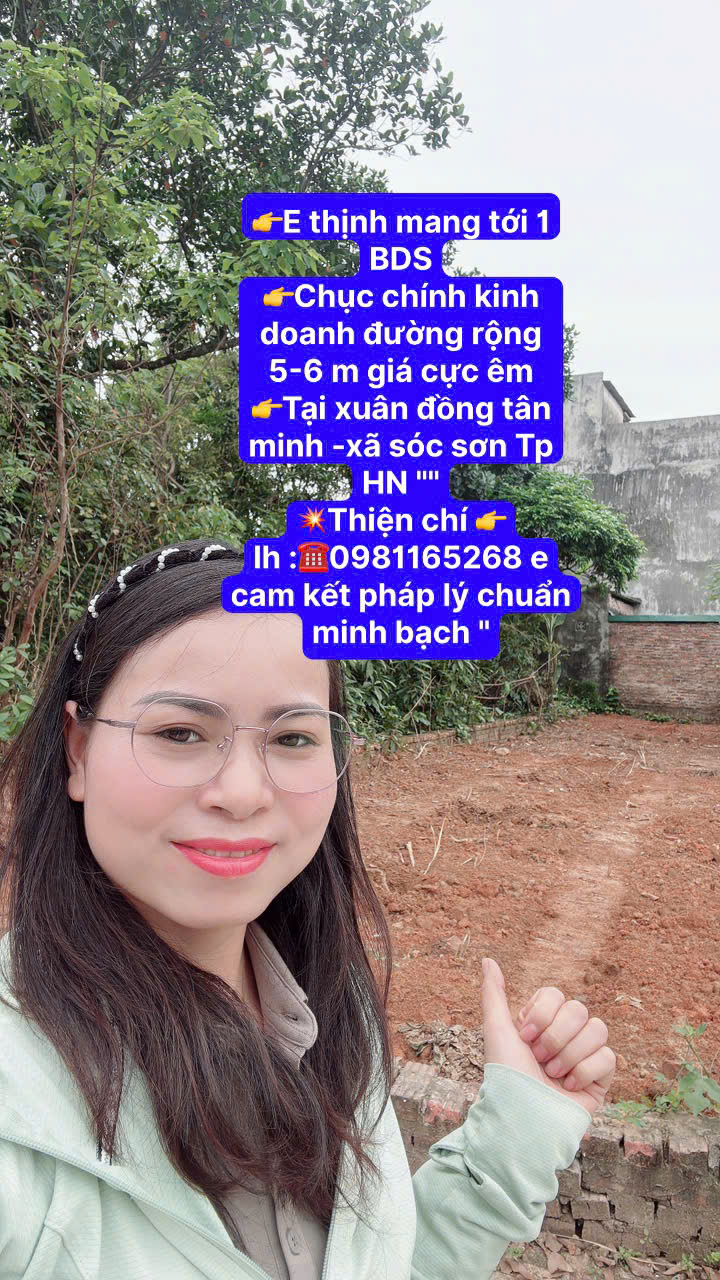 CHỤC CHÍNH KINH DOANH TẠI XUÂN ĐỒNG TÂN MIMH -XÃ SÓC SƠN THÀNH PHỐ HN - DIỆN TÍCH 103,8 M -KHUÔN