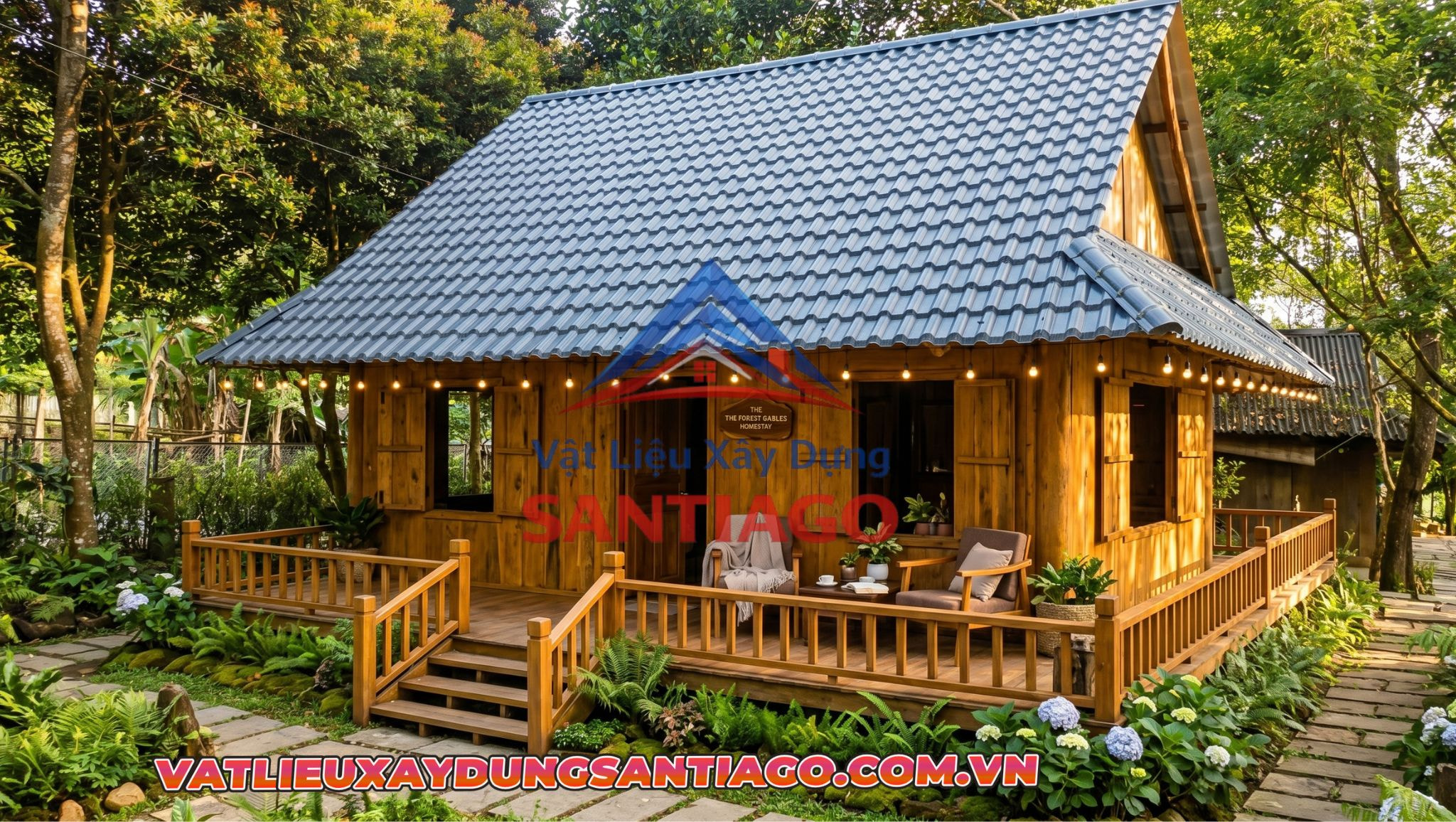 Lợp ngói nhựa homestay đẹp: tiết kiệm 50–70%, bền 25 năm