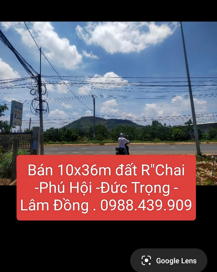 Bán đất 360m2 R''Chai Đức Trọng Lâm Đồng 1,7 tỷ