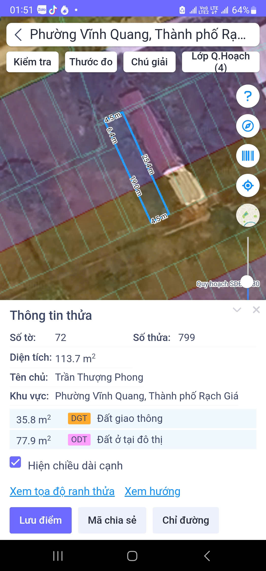 Bán đất khu giáo viên trường Hướng Nghiệp - đường Võ Trường Toản (P Vĩnh Quang cũ, P Rạch Giá, An