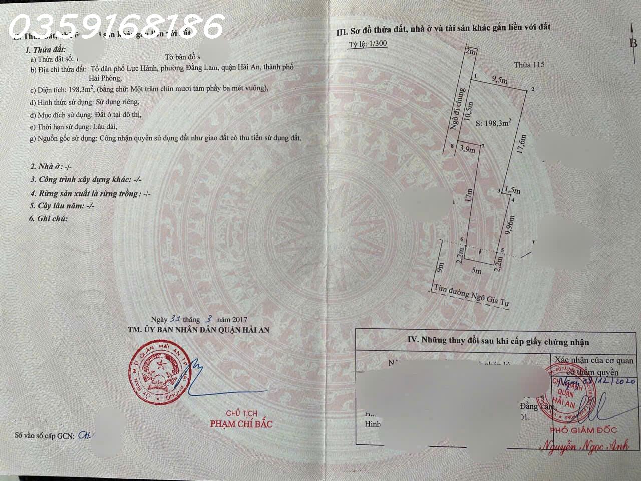 con đường Ngô Gia Tự, 120 triệu/m2, 198m2, mặt tiền 5m, pháp lý tất cả, địa chỉ đẹp